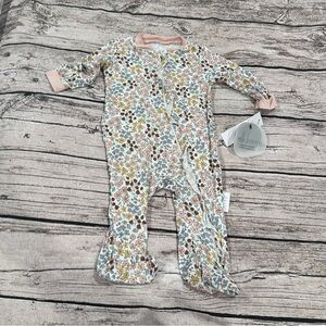 MilkBarn Floral Kids One Piece Footie